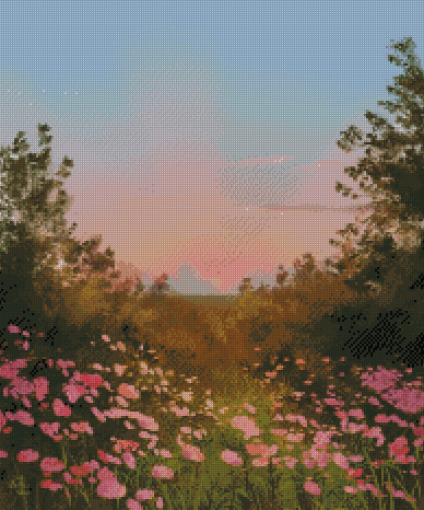Sunset in Spring