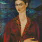 In A Velvet Dress | Frida Kahlo