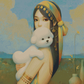 A Girl And Her Poodle