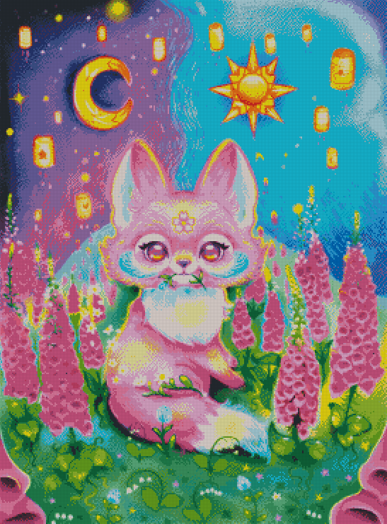 Pink Little Fox