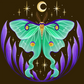 Lunamoth | Cross Stitch Conversion