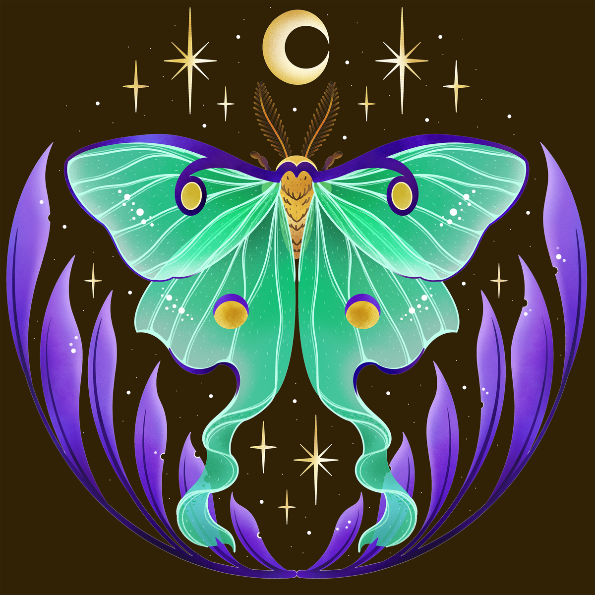 Lunamoth | Cross Stitch Conversion