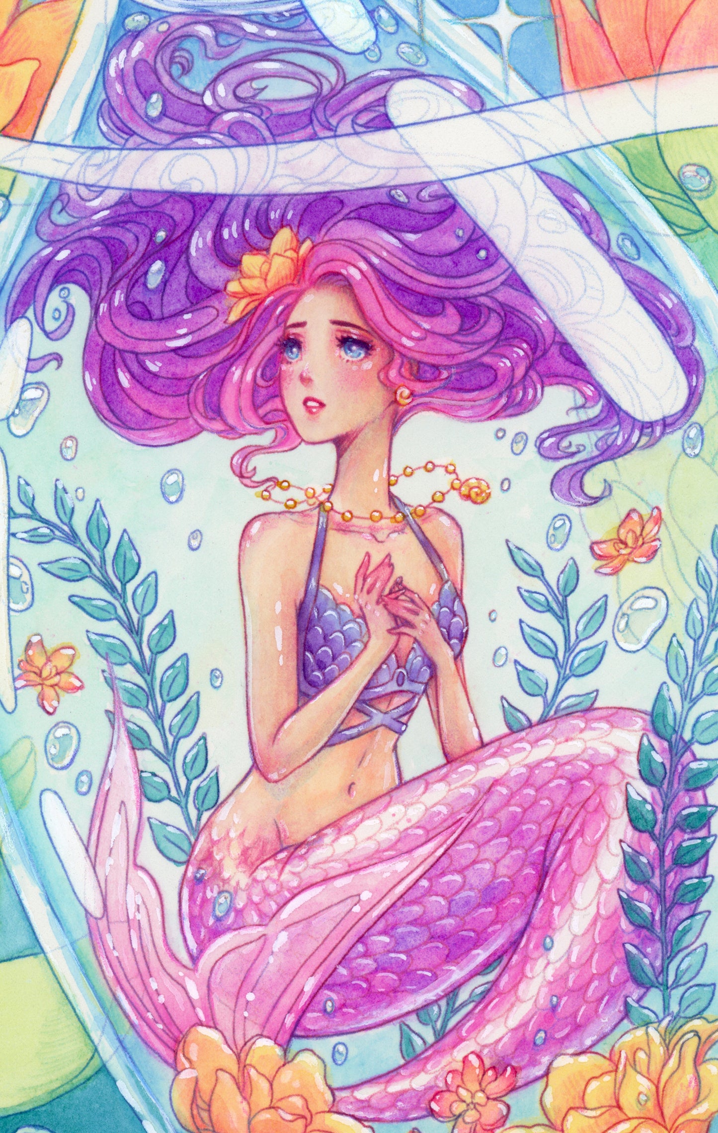 Mermaid In A Bottle