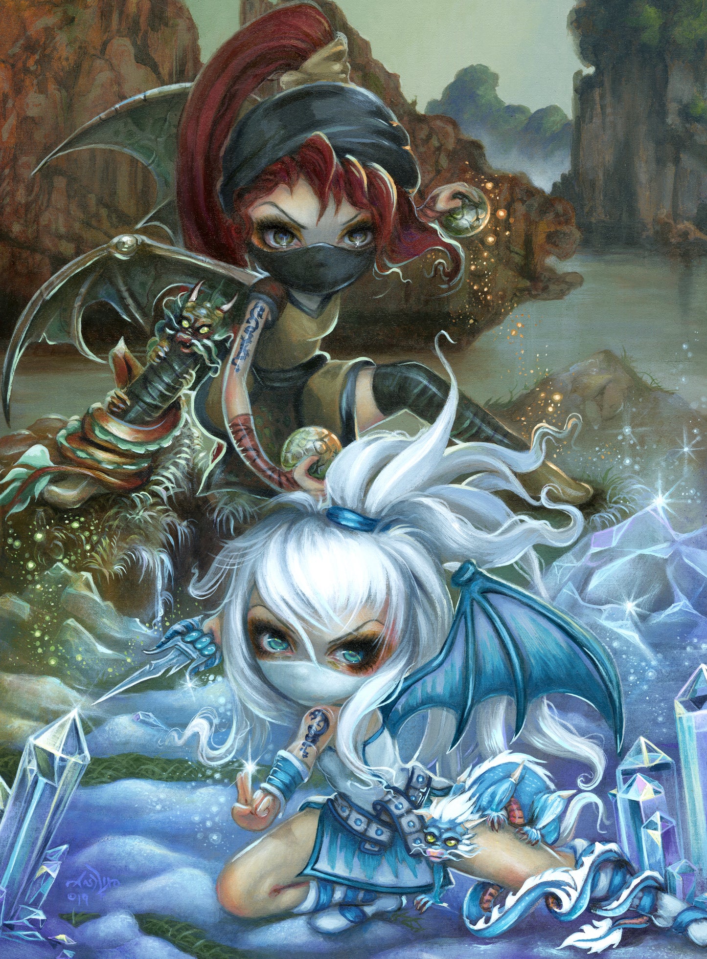 Ninja Dragonlings Three