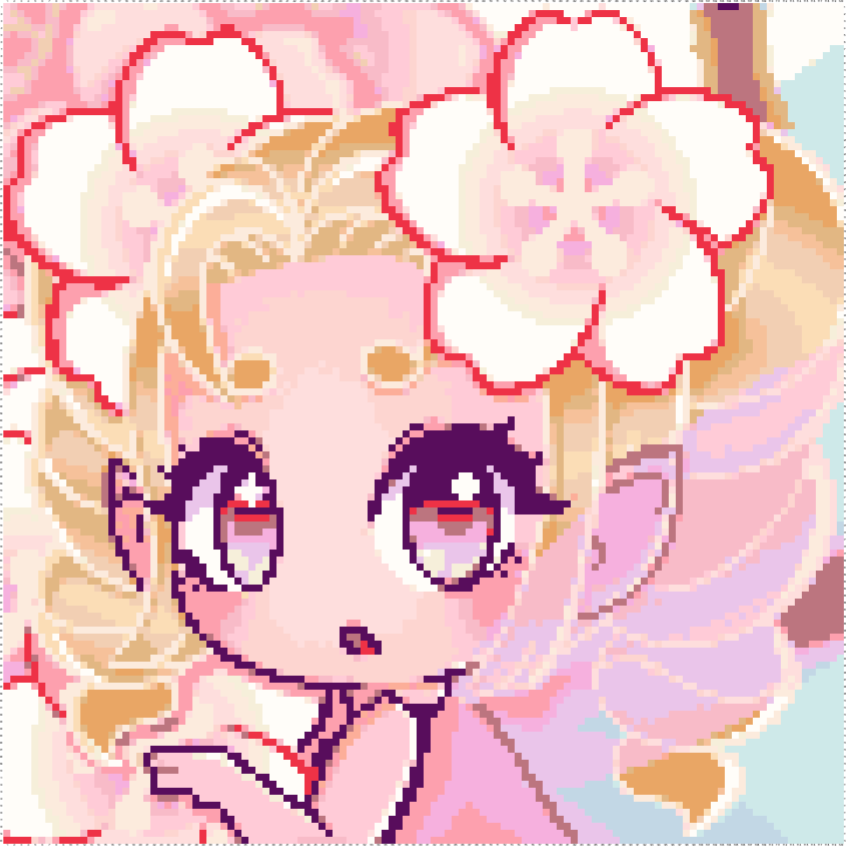 Shariki Sakura Fairy | Cross Stitch Conversion