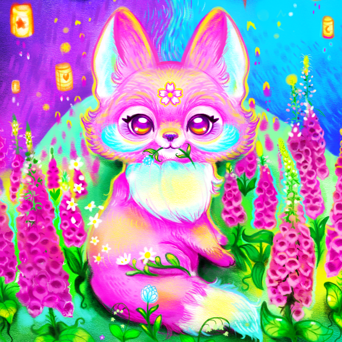 Pink Little Fox