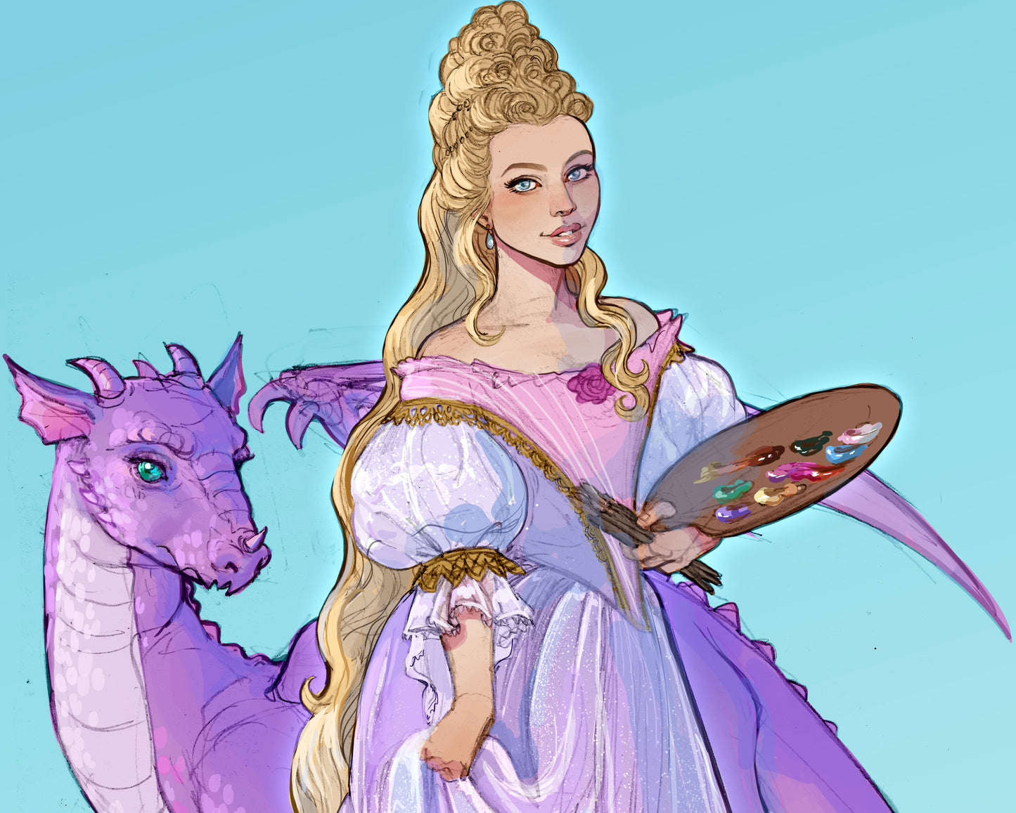 Barbie Rapunzel and Her Dragon