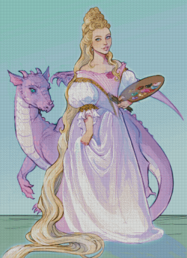 Barbie Rapunzel and Her Dragon