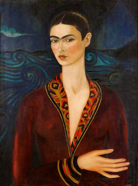 In A Velvet Dress | Frida Kahlo